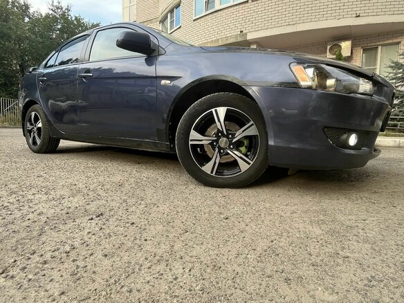 2008 Mitsubishi Lancer X, синий, 750000 рублей - вид 15