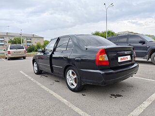 2008 Hyundai Accent ТагАЗ II, чёрный, 370000 рублей, вид 3