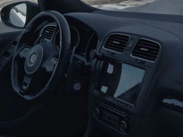 2012 Volkswagen Golf R VI, синий, 1570000 рублей - вид 27