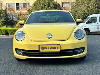 2016 Volkswagen Beetle II (A5), жёлтый, 1290222 рублей, вид 2