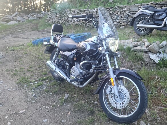 2020 Bajaj Avenger, чёрный, 190000 рублей - вид 6