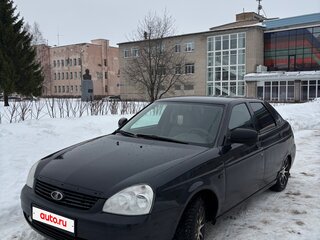2008 Lada (ВАЗ) Priora I, чёрный, 240000 рублей, вид 1