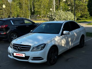 2013 Mercedes-Benz C-Класс 180 III (W204) Рестайлинг, белый, 1500000 рублей, вид 3