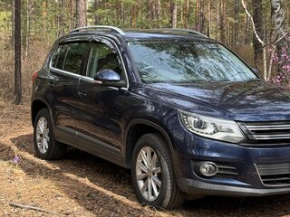 2014 Volkswagen Tiguan I Рестайлинг, синий, 1300000 рублей, вид 4