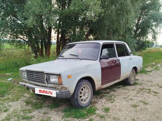2010 Lada (ВАЗ) 2107, серебристый, 90000 рублей, вид 1