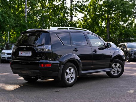 2009 Mitsubishi Outlander II Рестайлинг, чёрный, 746000 рублей, вид 2