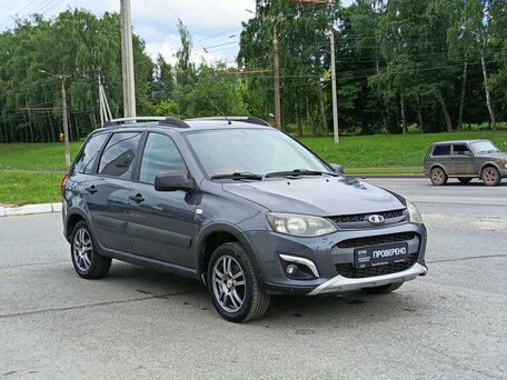 2018 Lada (ВАЗ) Kalina Cross II, серый, 418000 рублей, вид 3