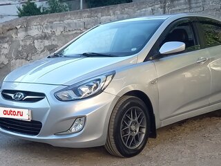 2012 Hyundai Solaris I, серебристый, 580000 рублей, вид 1