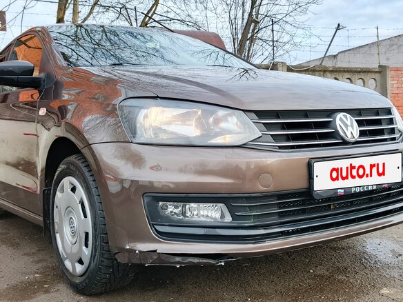 2020 Volkswagen Polo V Рестайлинг, коричневый, 1288000 рублей - вид 12