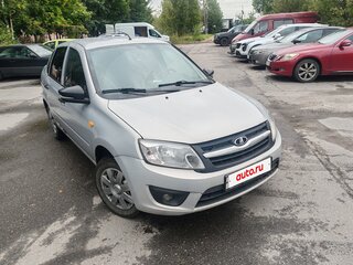2014 Lada (ВАЗ) Granta I, серебристый, 165000 рублей, вид 3