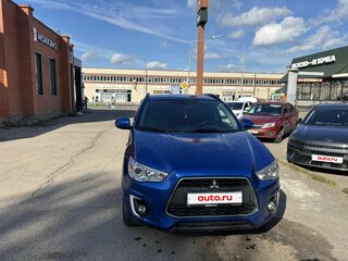2014 Mitsubishi ASX I Рестайлинг, синий, 1250000 рублей, вид 2