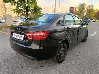 2017 Lada (ВАЗ) Vesta I, чёрный, 489000 рублей, вид 4