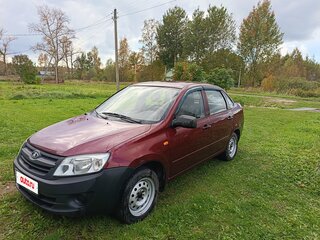 2012 Lada (ВАЗ) Granta I, красный, 320000 рублей, вид 1