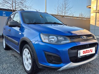 2016 Lada (ВАЗ) Kalina II, синий, 605000 рублей, вид 4