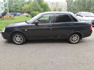 2008 Lada (ВАЗ) Priora I, чёрный, 185000 рублей, вид 4