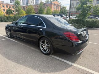2018 Mercedes-Benz S-Класс 350 d Long VI (W222, C217) Рестайлинг, чёрный, 3450000 рублей, вид 5