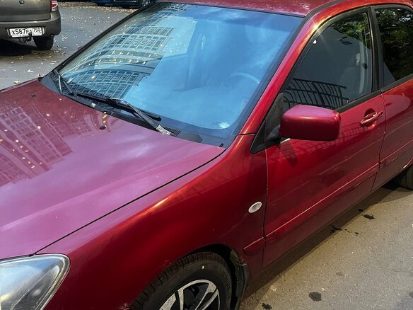 2004 Mitsubishi Lancer IX, красный, 309000 рублей - вид 2