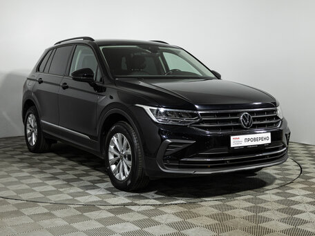 2021 Volkswagen Tiguan II Рестайлинг, чёрный, 2449700 рублей, вид 3