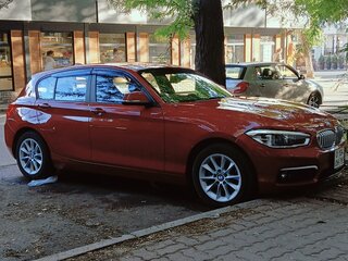 2018 BMW 1 серии 118i II (F20/F21) Рестайлинг 2, красный, 1600000 рублей, вид 4