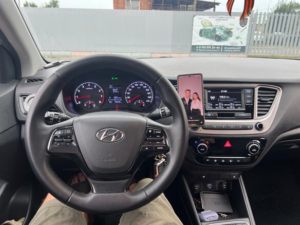 2020 Hyundai Solaris II, белый, 1450000 рублей - вид 4