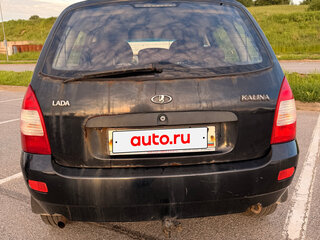 2011 Lada (ВАЗ) Kalina I, чёрный, 125000 рублей, вид 4