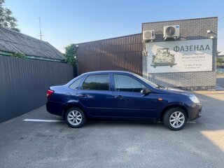 2012 Lada (ВАЗ) Granta I, синий, 465000 рублей, вид 4