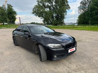 2015 BMW 5 серии 520d VI (F10/F11/F07) Рестайлинг, чёрный, 1500000 рублей, вид 3