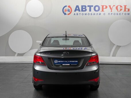 2016 Hyundai Solaris I Рестайлинг, серый, 1099000 рублей, вид 4
