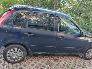 2007 Lada (ВАЗ) Kalina I, чёрный, 170000 рублей, вид 4