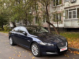 2014 Jaguar XF I Рестайлинг, синий, 1205000 рублей, вид 1