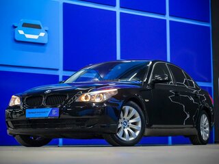 2007 BMW 5 серии 520i V (E60/E61) Рестайлинг, чёрный, 1060000 рублей, вид 1