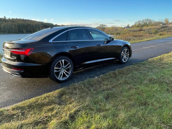 2020 Audi A6 45 TFSI V (C8), чёрный, 3850000 рублей - вид 8