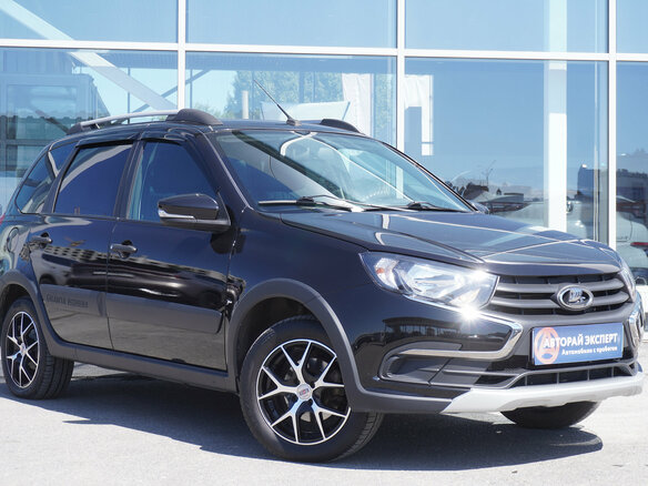 2022 Lada (ВАЗ) Granta Cross I Рестайлинг, чёрный - вид 2