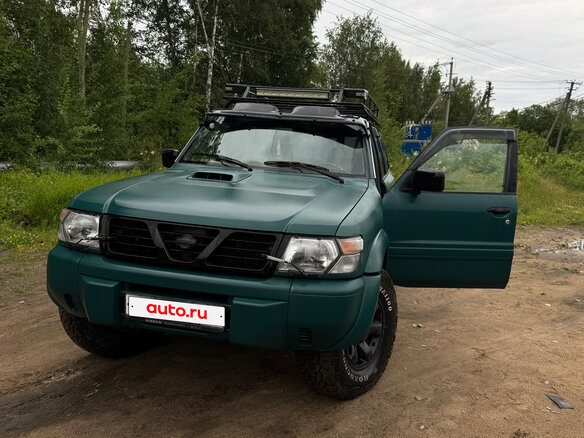 1998 Nissan Patrol V (Y61), зелёный, 900000 рублей - вид 5