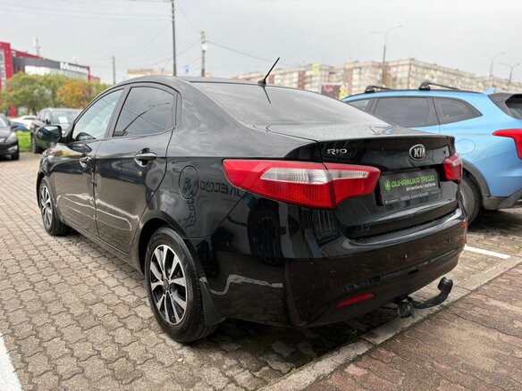 2014 Kia Rio III, чёрный, 585000 рублей - вид 7