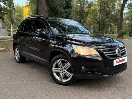 2008 Volkswagen Tiguan I, чёрный, 940000 рублей, вид 3