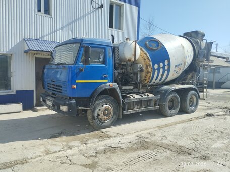 2012 КамАЗ Автобетоносмеситель, синий, 1000000 рублей, вид 3
