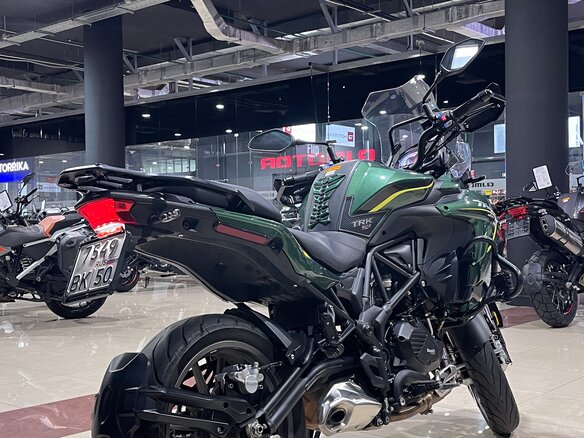 2023 Benelli TRK 502, зелёный, 420000 рублей - вид 6