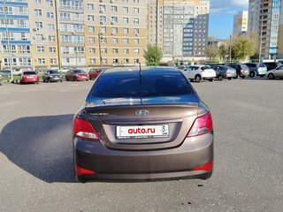 2016 Hyundai Solaris I Рестайлинг, коричневый, 1000000 рублей, вид 5