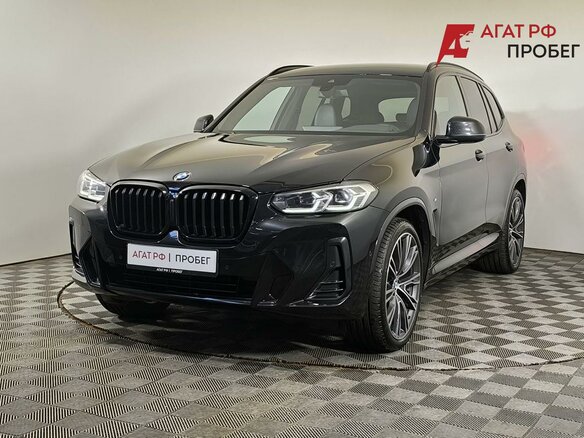 2022 BMW X3 20d xDrive III (G01) Рестайлинг, чёрный, 5215000 рублей