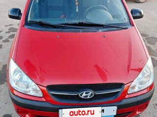 2010 Hyundai Getz I Рестайлинг, красный, 400000 рублей, вид 1