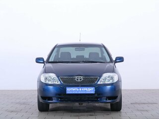 2002 Toyota Corolla IX (E120, E130), синий, 629000 рублей, вид 2