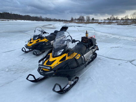 2013 BRP Ski-Doo Tundra 550, жёлтый, 990000 рублей, вид 1