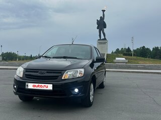 2014 Lada (ВАЗ) Granta I, чёрный, 500000 рублей, вид 3