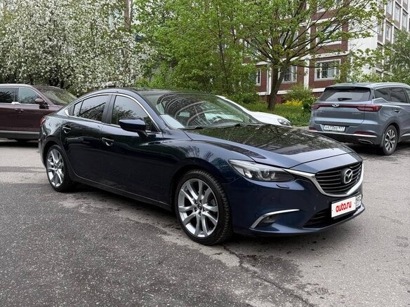 2015 Mazda 6 III (GJ) Рестайлинг, синий, 2100000 рублей - вид 1