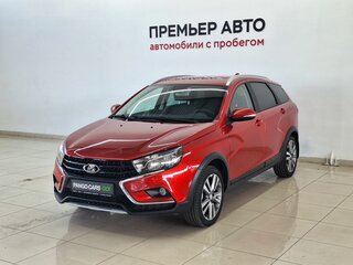 2018 Lada (ВАЗ) Vesta SW Cross I, красный, 1130000 рублей, вид 1
