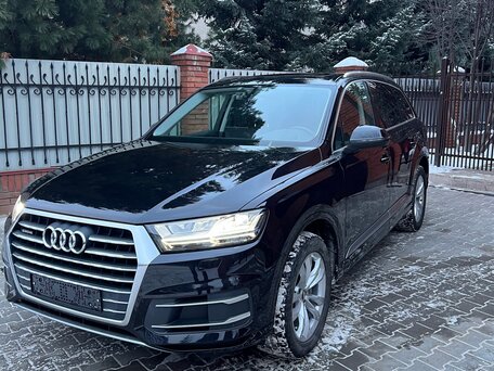 2019 Audi Q7 II (4M), синий, 3650000 рублей, вид 2