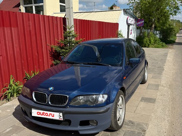2001 BMW 3 серии 318i IV (E46), синий