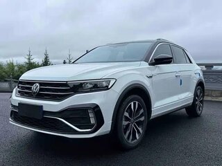 2021 Volkswagen T-Roc I Рестайлинг, белый, 1450077 рублей, вид 1