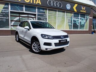 2013 Volkswagen Touareg II, белый, 2290000 рублей, вид 1